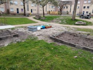 Saai binnenhof aan de Churchillweg