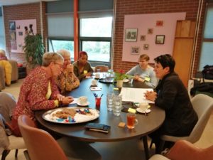 Verschillende vrijwilligers