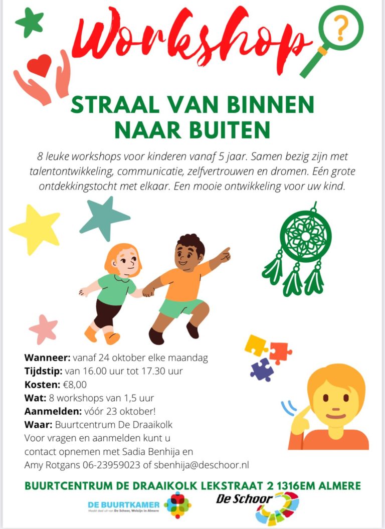 Straal van binnen naar buiten
