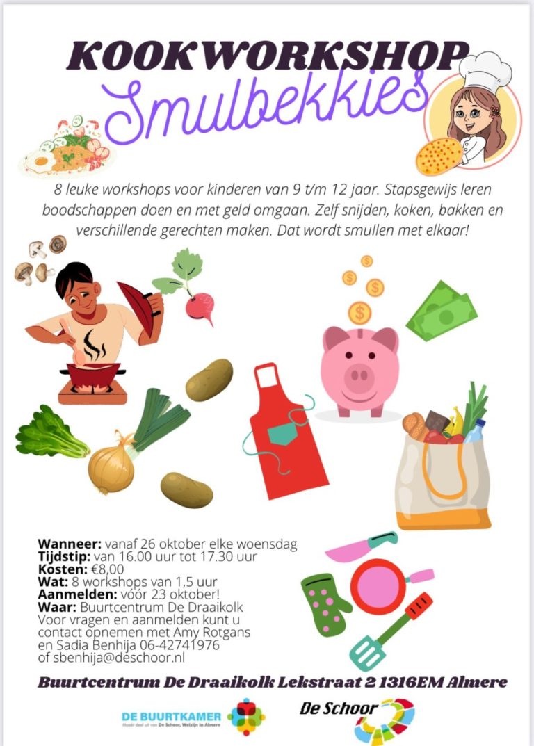 kookworkshop smulbekkies