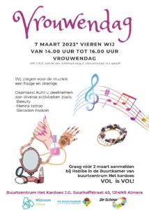 vrouwendag in het Kardoes